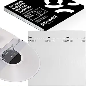 Hudson Hi-Fi 100x Inner & 100x Outer Protective Sleeves for Vinyl & Records Cover Art