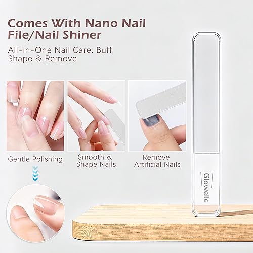 Miniatura 4 de Glowelle Removedor eléctrico de callos de pies, removedor eléctrico de callos para pies, kit de herramientas de pedicura portátil recargable,