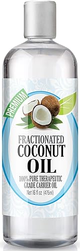 Aceite de coco fraccionado Healing Solutions, botella de 16 onzas