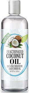 Healing Solutions Oil - Fractionated Coconut Oil (Bulk 16oz) for Essential Oils, Skin, Hair Carrier Oil