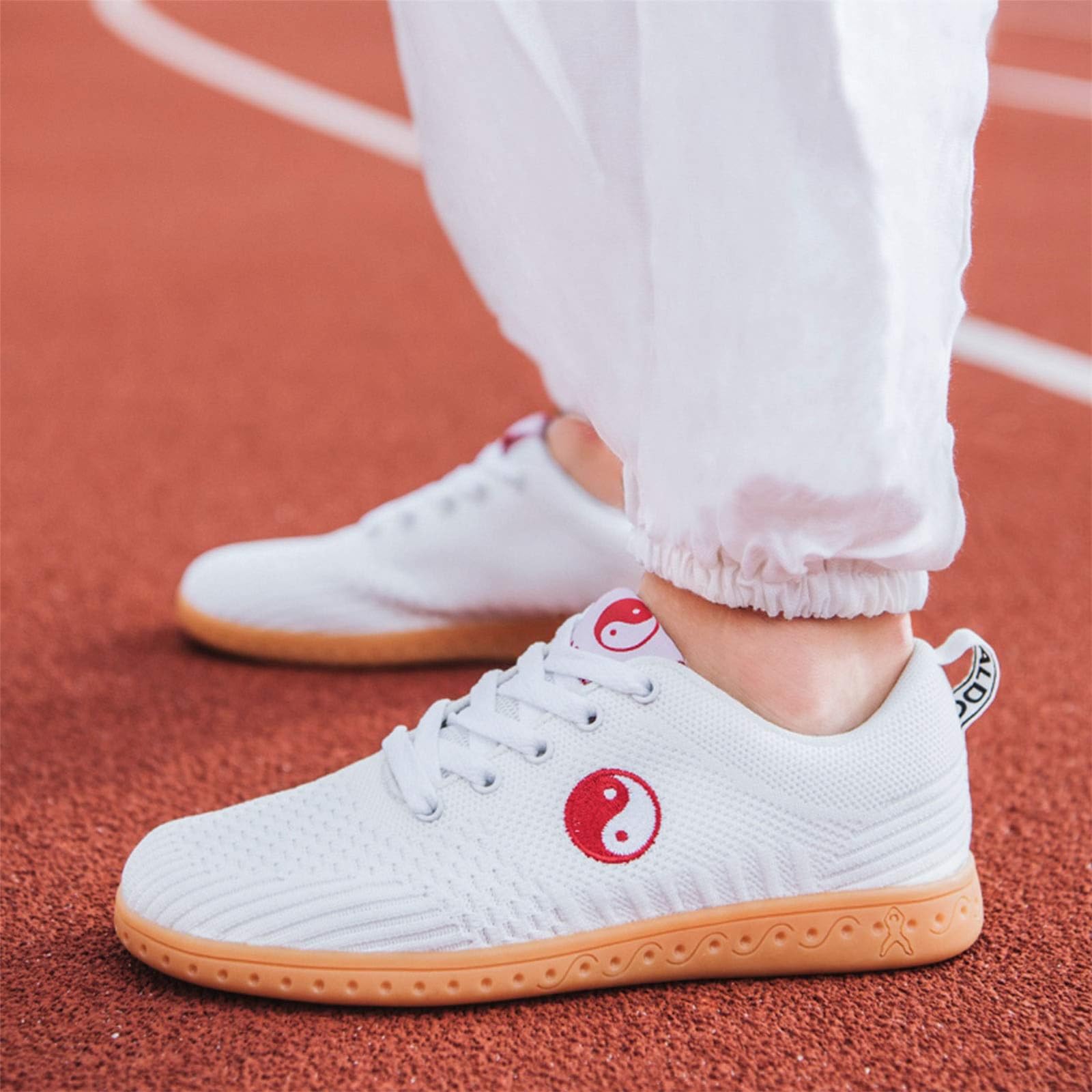 Scarpe Tai Chi per Uomo Donna Sneaker Leggera Traspirante e Antiscivolo Scarpe da Kung Fu per Boxe Taekwondo per Arti Marziali