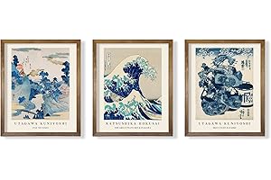 Japandi Wall Decor - The Great Wave Hokusai Print Poster