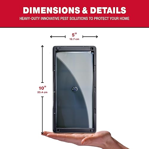 Miniatura 4 de Catchmaster - Trampas de pegamento para ratas ratones y serpientes 12 bandejas de pegamento