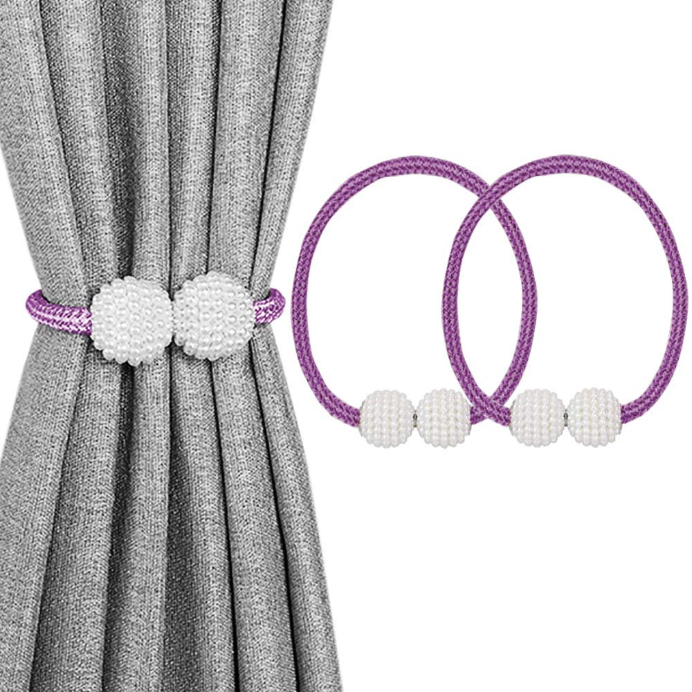 Oudini B Curtain Tiebacks, Curtain Tie Acks Rope Curtain Holder Uckles Curtain Holdbacks/B/2 Pack