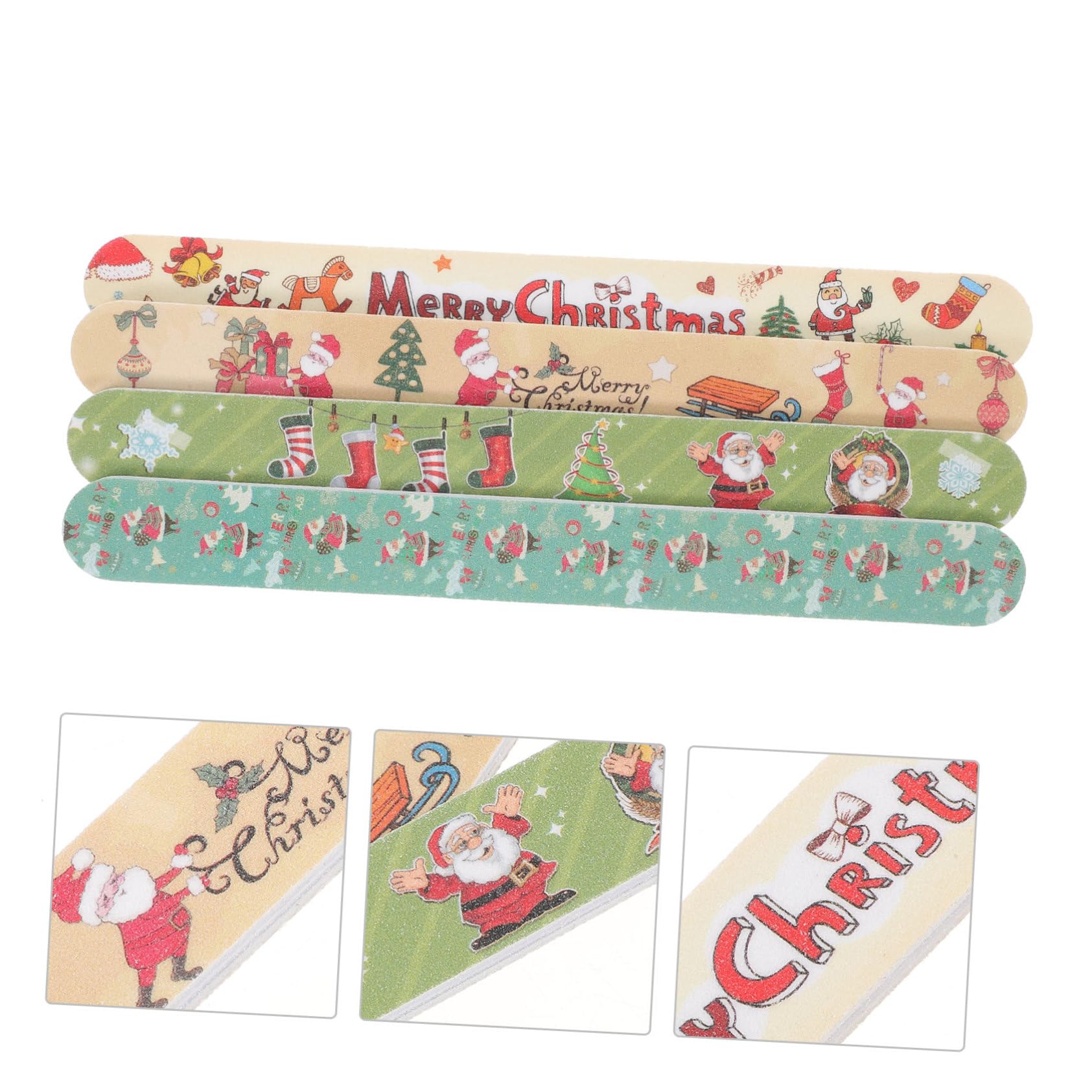 Weihnachts Nagelfeilen 12 Stück Emery Board für Maniküre