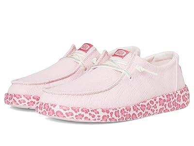 Hey Dude Kids Wendy Animal Pop (Little Kid/Big Kid) Girls Shoes Pink Leopard : 13 Little Kid M, Synthetic