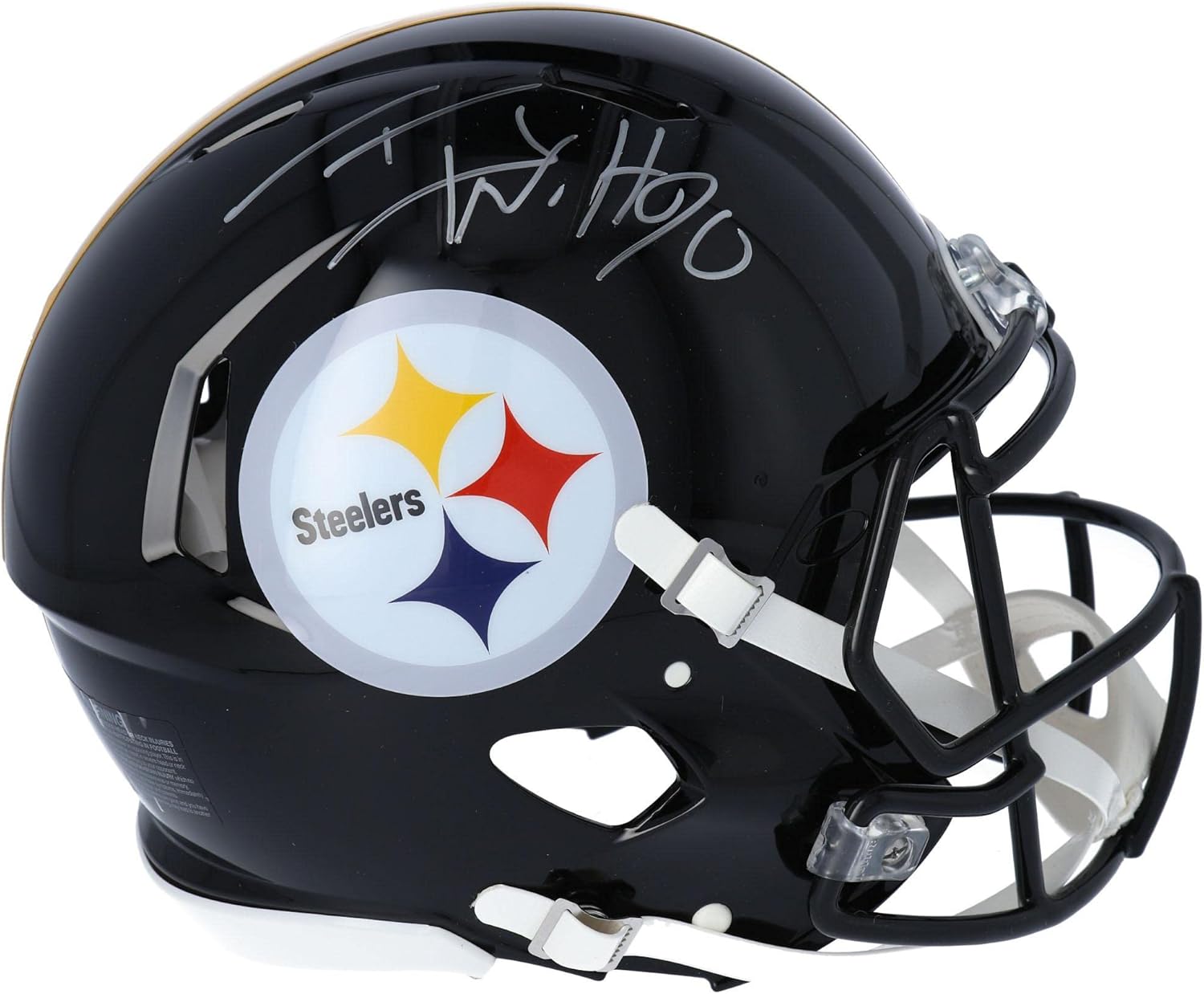 T.J. Watt Pittsburgh Steelers Autographed Riddell Speed Authentic Helmet - Autographed NFL Helmets