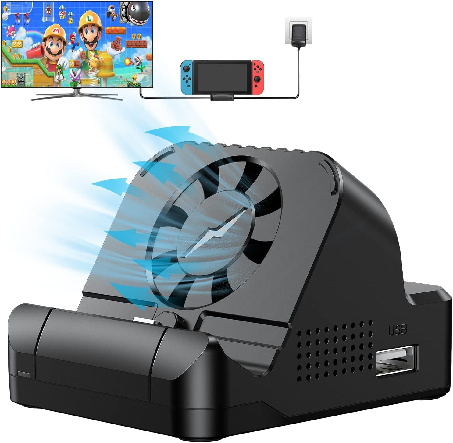 New World TV Dock for Nin-tendo Switch/Switch OLED Model,Portable