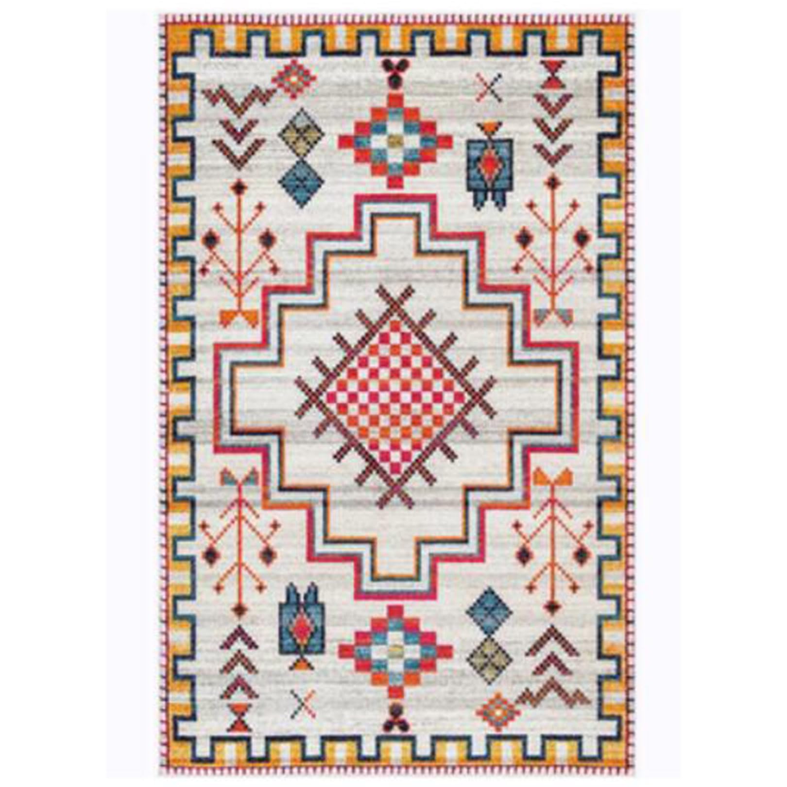 Tapis antidérapant de zone moderne et stable pour grand salon