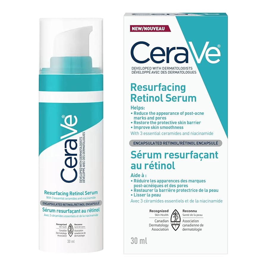 Amazon | CeraVe Resurfacing RETINOL Serum For Face with