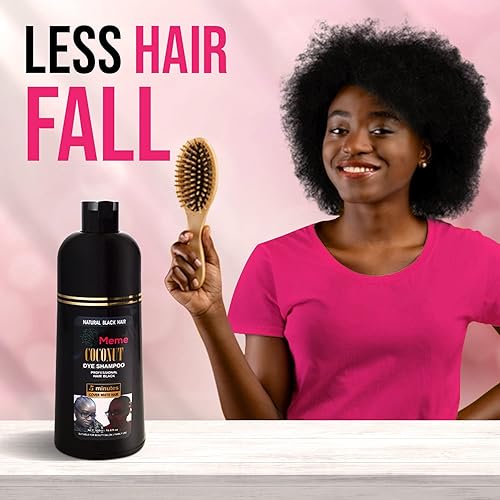 Miniatura 7 de Meme - Champú con infusión de aceite de coco de 16.9 onzas líquidas, color vibrante, resistente a la decoloración, suave para el cuero cabelludo,