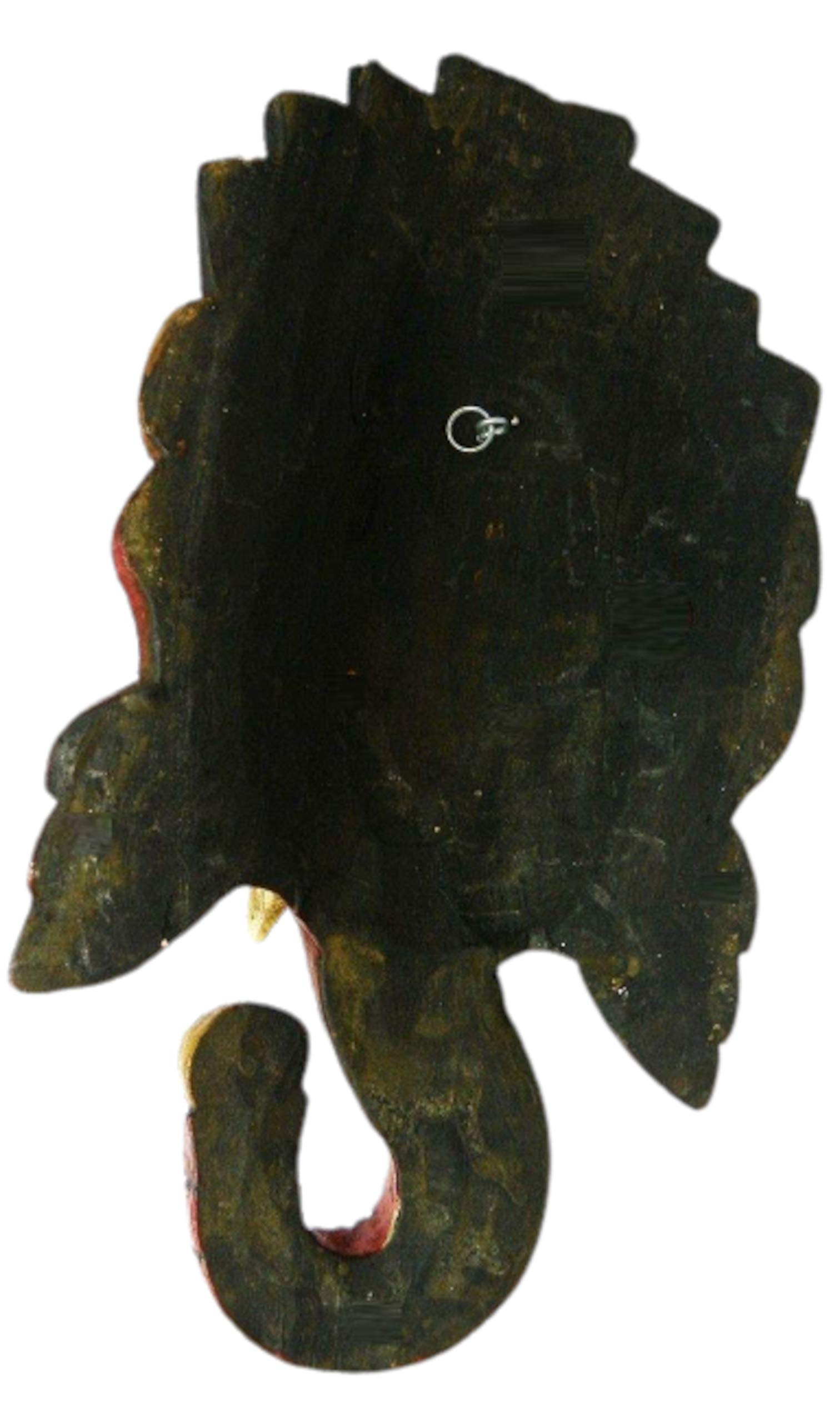 Amazon.co.jp: QT S ガネーシャ アンティーク 手作り 木製 壁掛け