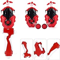 Vista 11 de DYT Battling Tops Burst B 184 Custom Bey Launcher LR Left Right Spin DB Layer System , B 11 Launcher Grip Metal