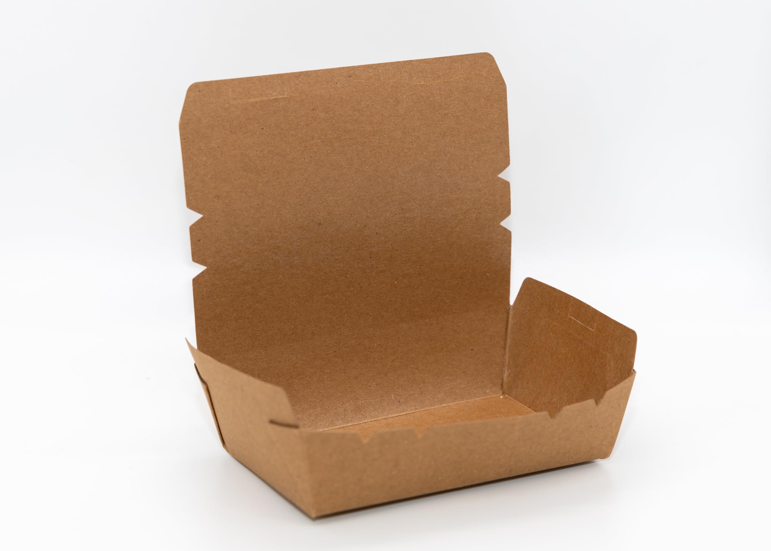 Cajas Kraft Desechables Para Hamburguesas, Contenedor De Comida Ru00e1pida