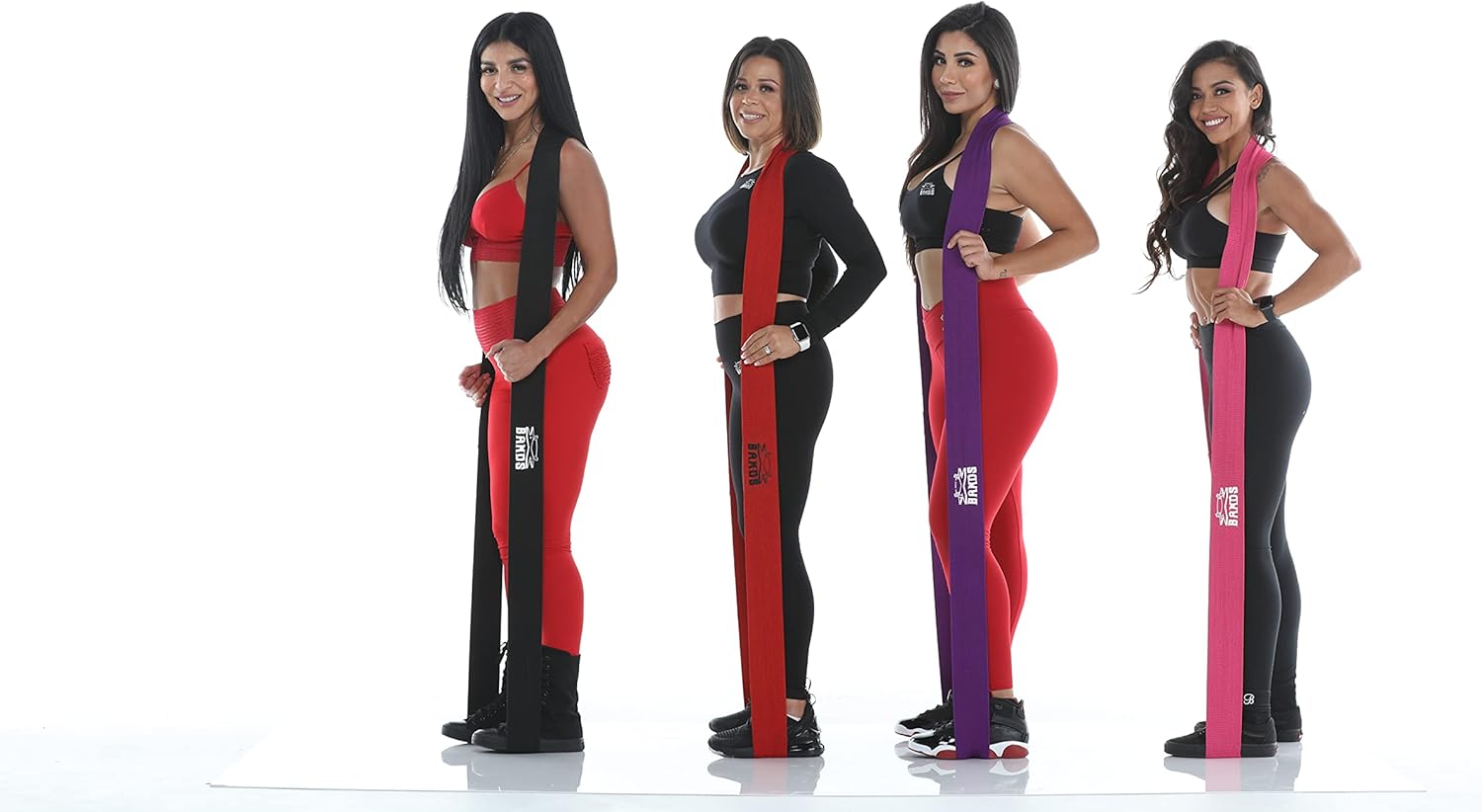 The x Bands Resistance Bands - Squat Bands - Booty Band - Pull Up Bands - Extra Strength Workout Bands - Exercise Resistance Bands for Home or Gym Workout - Strength Training Equipment