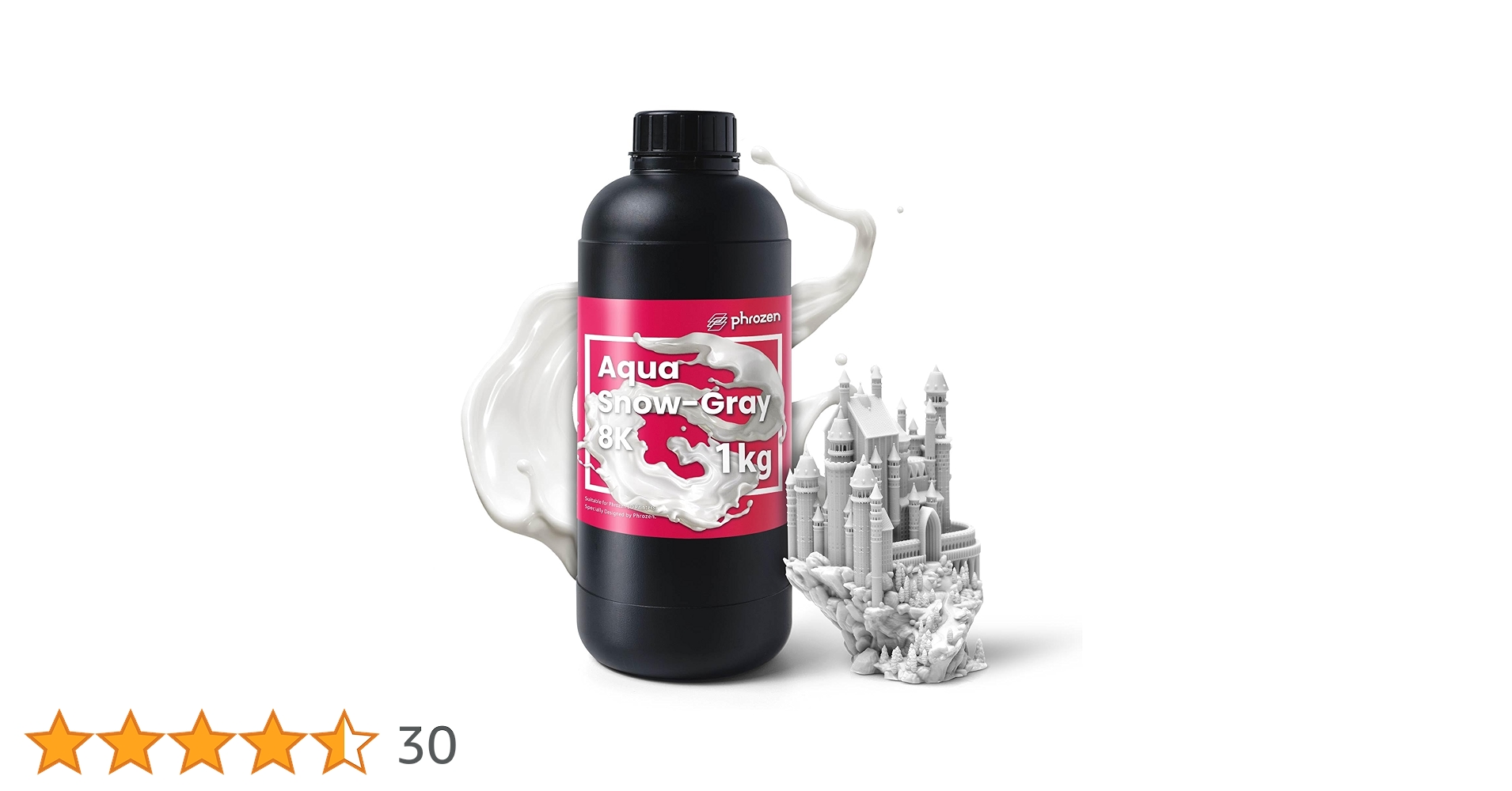 Amazon.co.jp: Phrozen Aqua 8K 3Dプリント樹脂 非常に詳細な3Dモデル