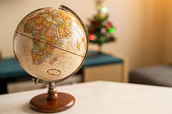 Amazon | リプルーグル 地球儀 クインシー型 アンティーク 日本語版