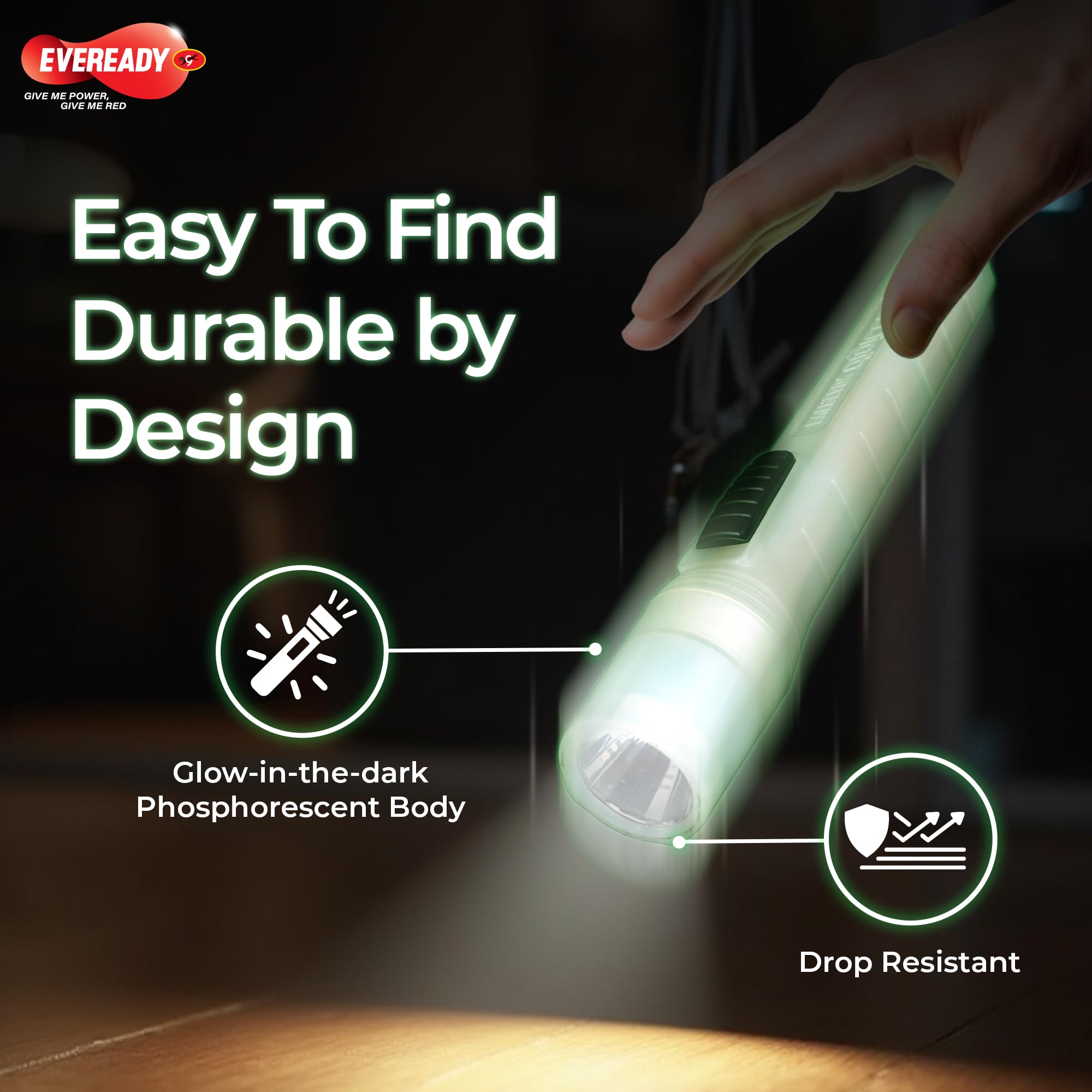 EVEREADY DL43 Neoglo, 1W Emergency Torch 2