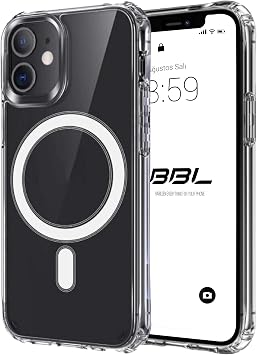 Case for iPhone 12/12 Pro from Babylon. Transparent Case with Camera Protection and Magsafe Wireless Charging