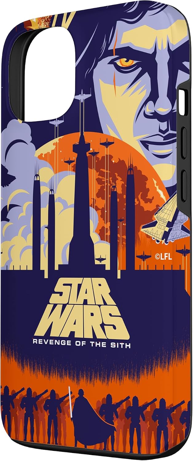 Star Wars Revenge of the Sith Illustrated Movie Poster Case for iPhone 13
