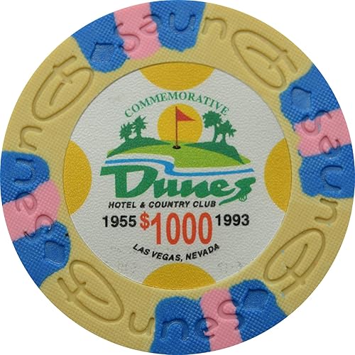 Miniatura 3 de Fichas de póquer - (25) $1000 Dunas Conmemorativas 0.32 oz Compuesto de Arcilla