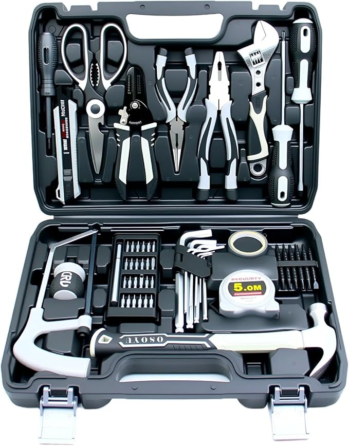 Kit de Herramientas Mecánicas, Caja Plástica de Almacenamiento miniatura 4