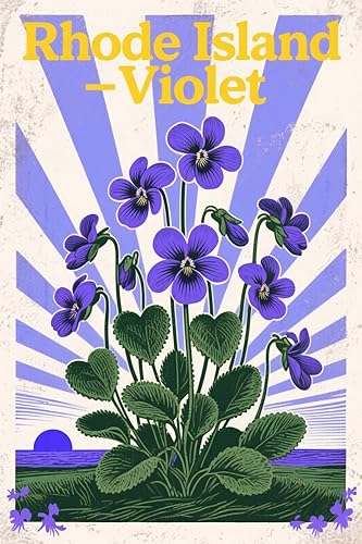 Vista 26 de Pennsylvania – Mountain Laurel Metal Tin Sign 8x12 Inch - Retro Wall Decor For Man Cave，Home, Bar, Kitchen, Garage