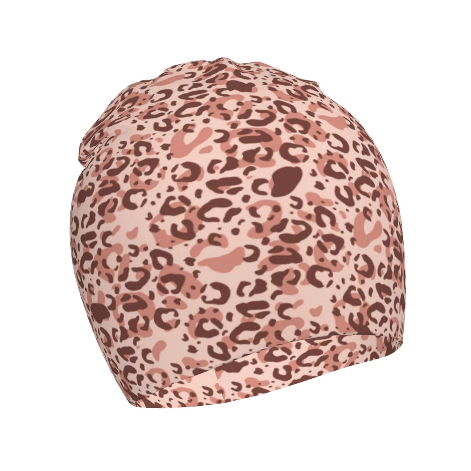Rqzwdq Leopard Stripes Kids Beanie Hats Warm Knit Beanie Cap Skull Caps Gifts Decor for Boys Girls