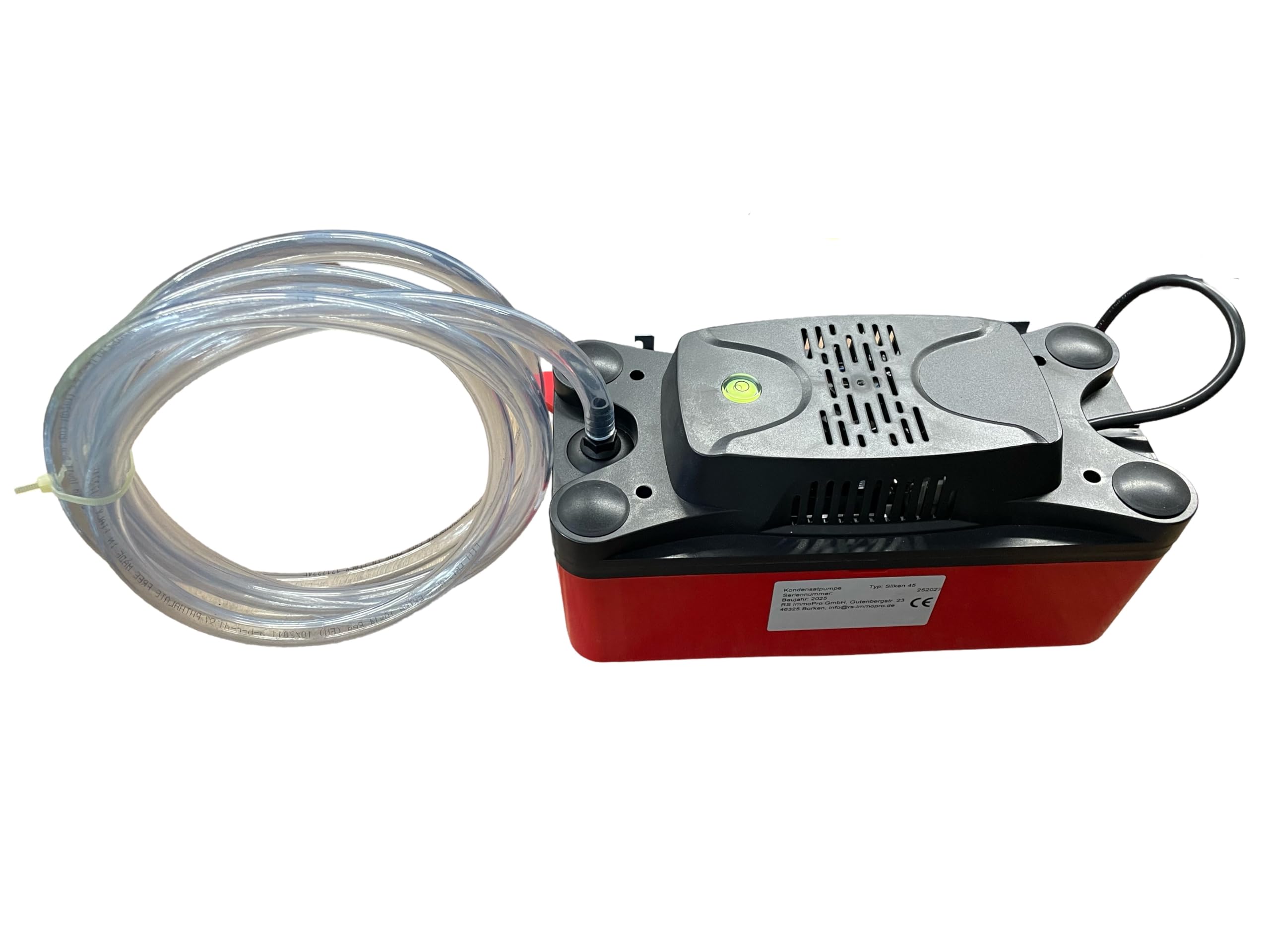 Silken Kondensatpumpe inkl. 5m Schlauch, Kunststoff, Kondensatpumpe, 32.5 x 14.5 x 14.5 cm, 230 Volt, Automatisch, Wandmontage, 1.5 Liter Behältervolumen, Energiesparend