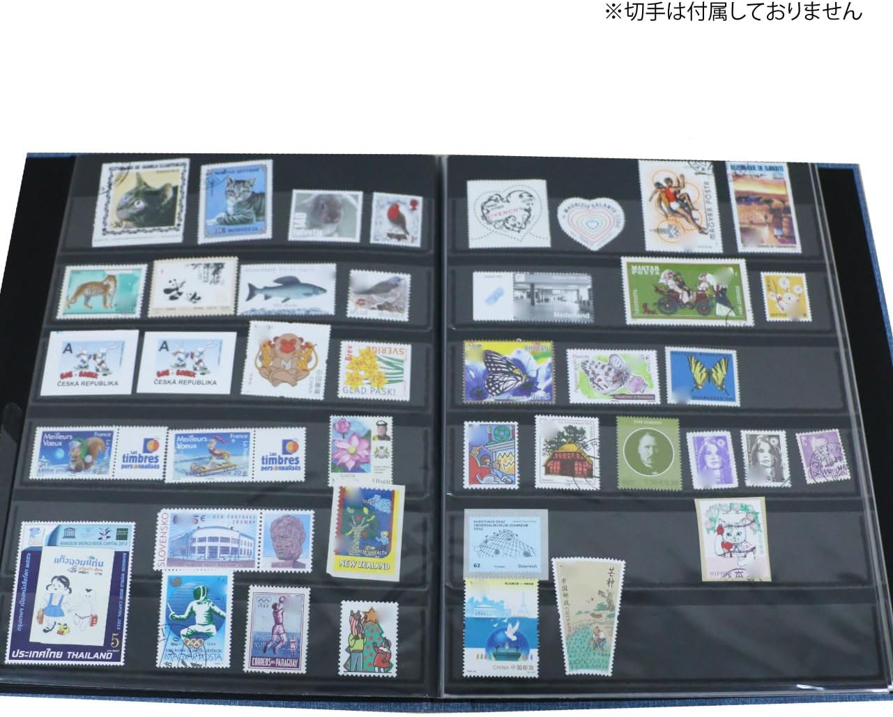 Teagi SB-32N-04 Stamp Album, B Type, B5, 12 Sheets, Red