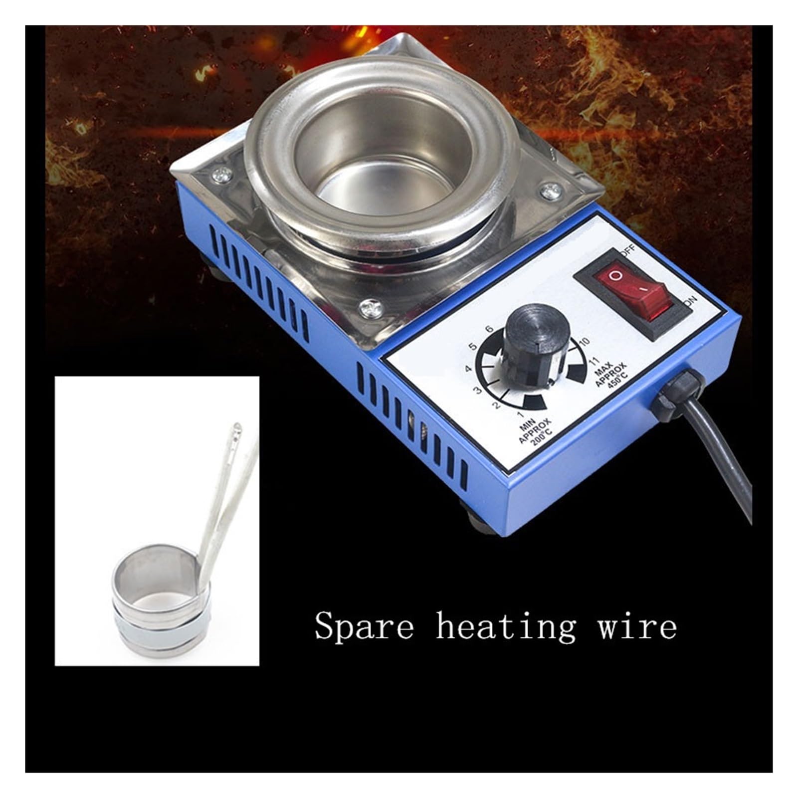 110V 150W Pot De Soudure Plomb Bain De Dessoudage à Souder Plaque De