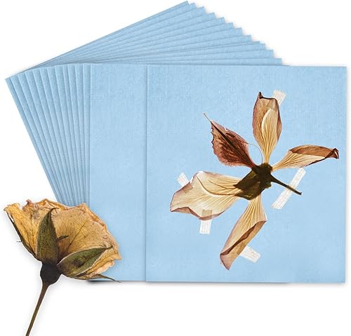 30 piezas de papel secante para prensa de flores, papel de prensa de flores A4, altamente absorbente y reutilizable, papel de forro de repuesto para