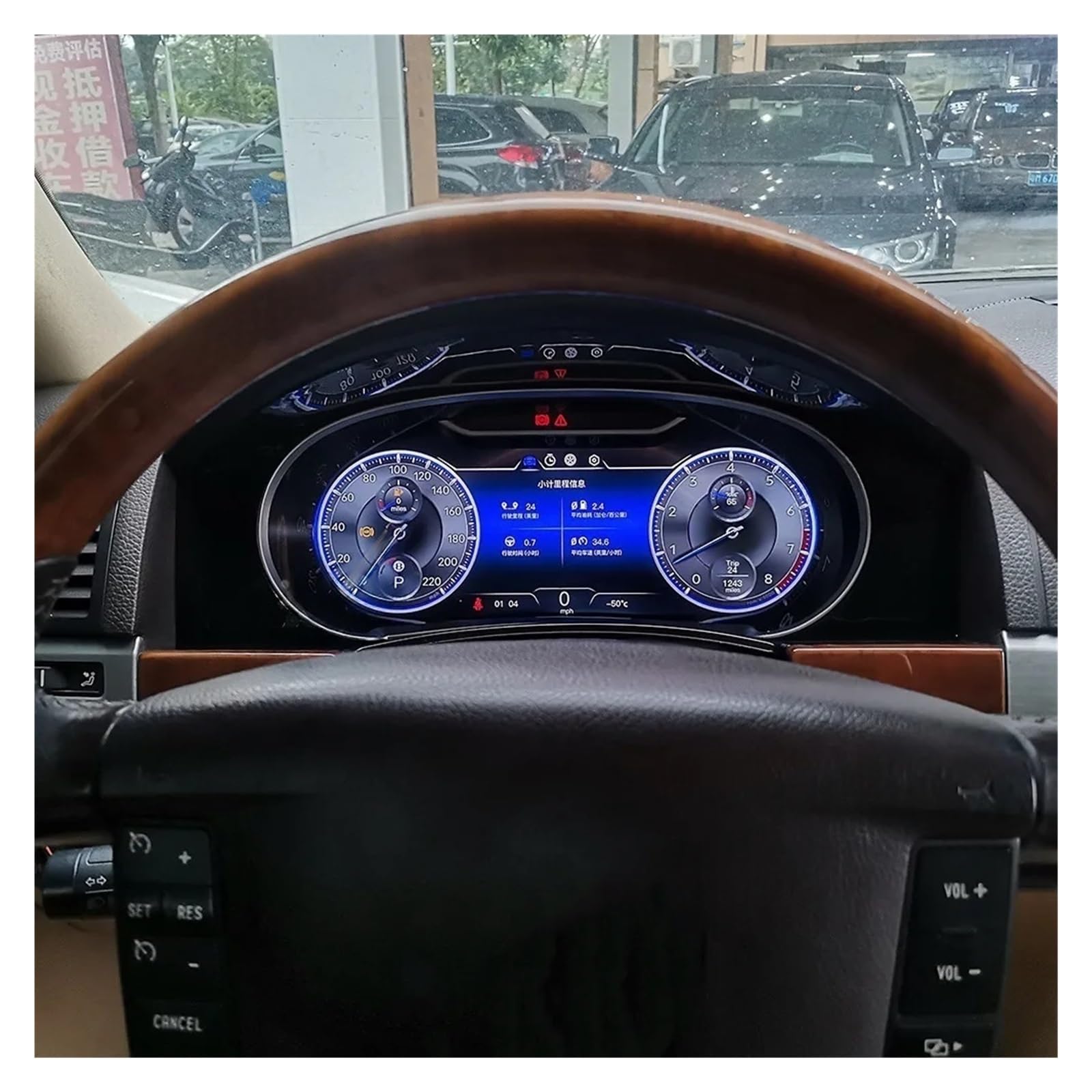 Panel Digital LCD for coche Compatible con Volkswagen Touareg 2003-2010, tablero de instrumentos, cabina Virtual, medidor de velocidad automático, pantalla Ai DSP