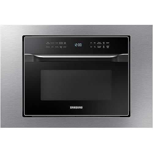 SAMSUNG 30" Microwave Trim Kit for 1.2 Cu. Ft. Counter Top Convection Microwave (MC12J8035CT) for Seamless Built-In Look, MA-TK3080CT, Stainless Steel