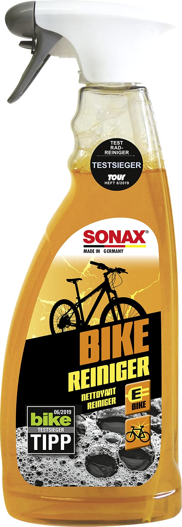 SONAX Kit vélo avec sac pour nettoyer complètement chaque vélo pour un look propre en été | Réf. article 07687000