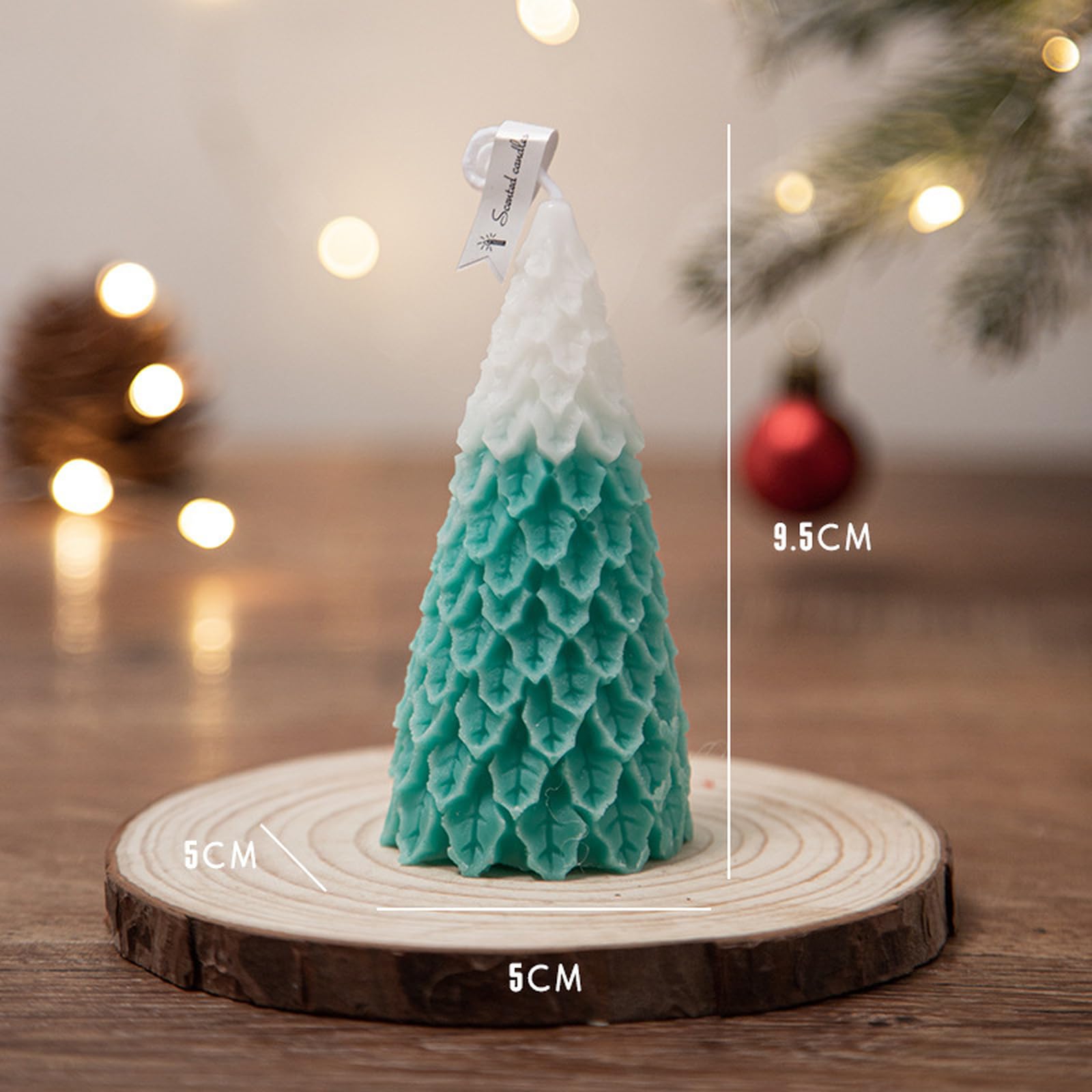 Christmas Tree Aromatherapy Candle Wholesale Home Creative Shaped Candle with Hand Gift Christmas Gift
