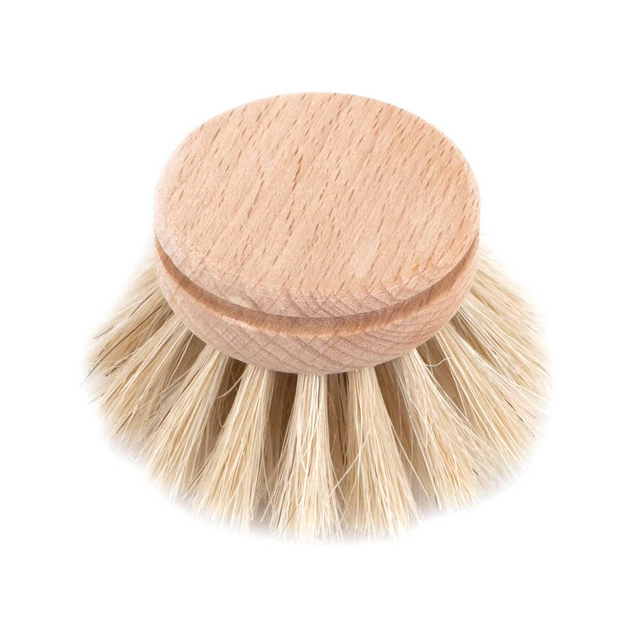 Iris Hantverk イリスハントバーク 丸型ヘッドのディッシュブラシ 交換用ヘッド 馬毛（柔らかめ） 北欧雑貨 日本 正規品