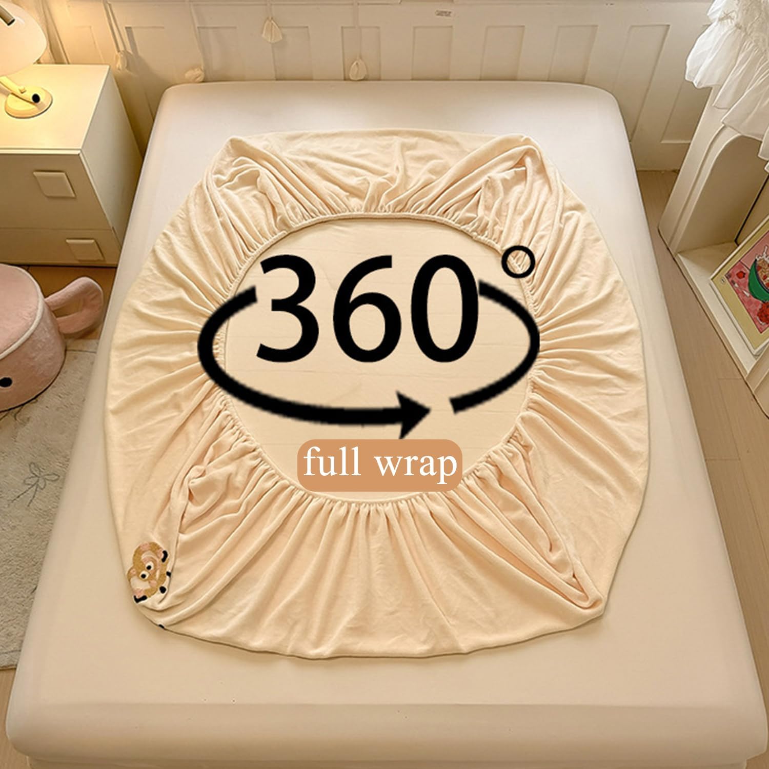 Pink,120 * 200cmFULL,LDLCYCN Velvet Mattress Protector Queen King Size Fitted Sheet Warm Mattress Cover Soft Bed Cover Dustproof Full Wrap Breathable Mattress Pad Cover Deep Pocket of 11In