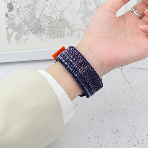 Miniatura 4 de Sport Loop Compatible for Apple Watch Band Series 9, Ultra 2, SE, Braided Woven Stretchy Soft Nylon Strap for iWatch Bands 38mm 40mm 41mm 42mm 44mm