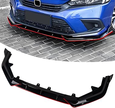 Car Front Spoiler for 11th Honda Civic 2022-2024 Sedan&Hatchback