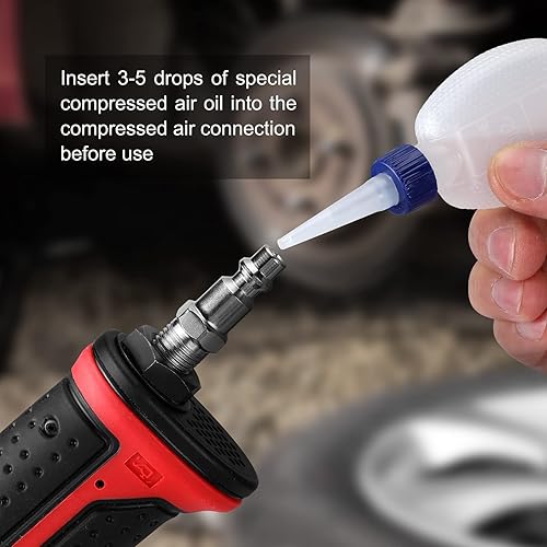 Miniatura 6 de WORKPRO Llave de impacto de aire de 1/2 pulgada, diseño ergonómico, par potente, amplia aplicación