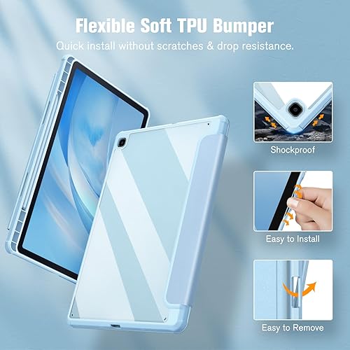 Miniatura 5 de Fintie Funda híbrida delgada para Samsung Galaxy Tab S6 Lite de 10.4 pulgadas 202420222020 con soporte para S Pen a prueba de golpes, con carcasa