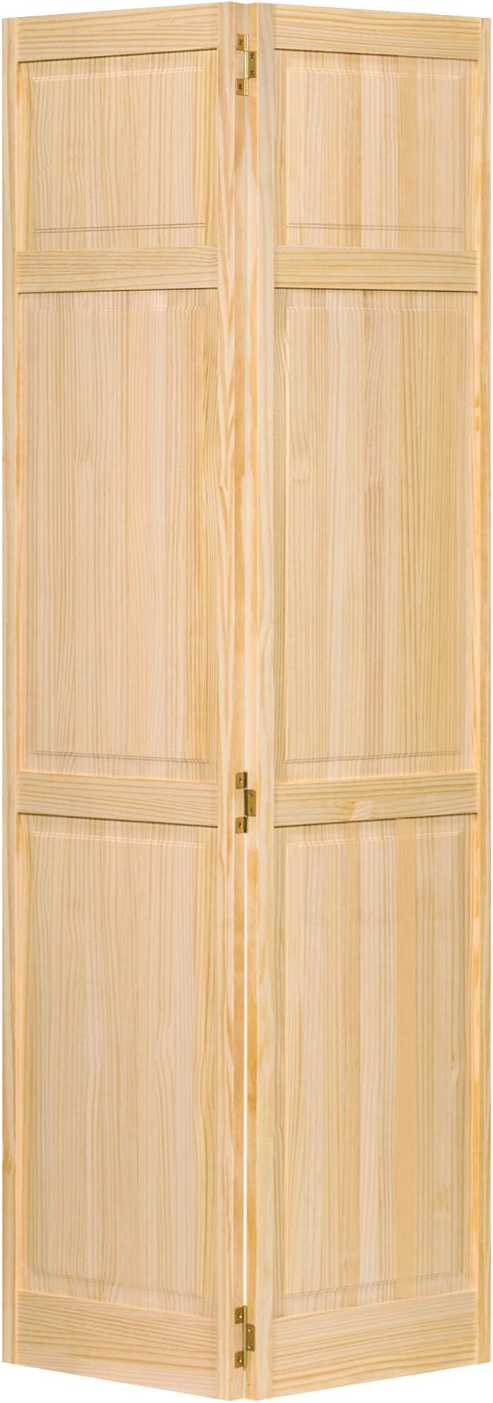 Kimberly Bay Closet Door, Bi-fold, 6-Panel Style Solid Wood (80x24)