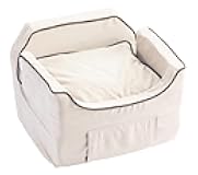 Snoozer Luxury Lookout Pet Car Seat, Medium Luxury II, Buckskin with Java