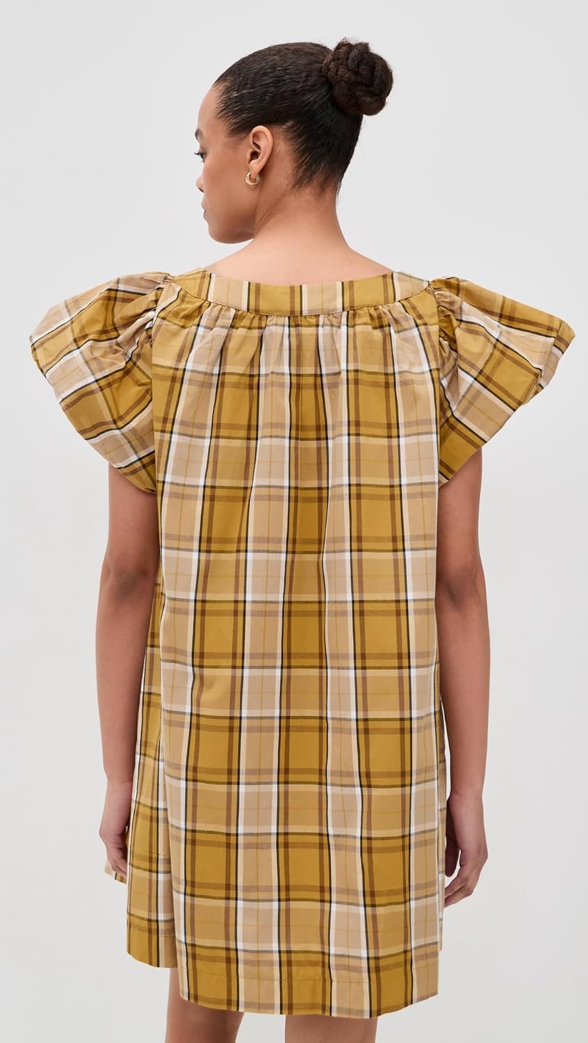 Sea Women's Copeland Plaid Mini Dress - Image 4