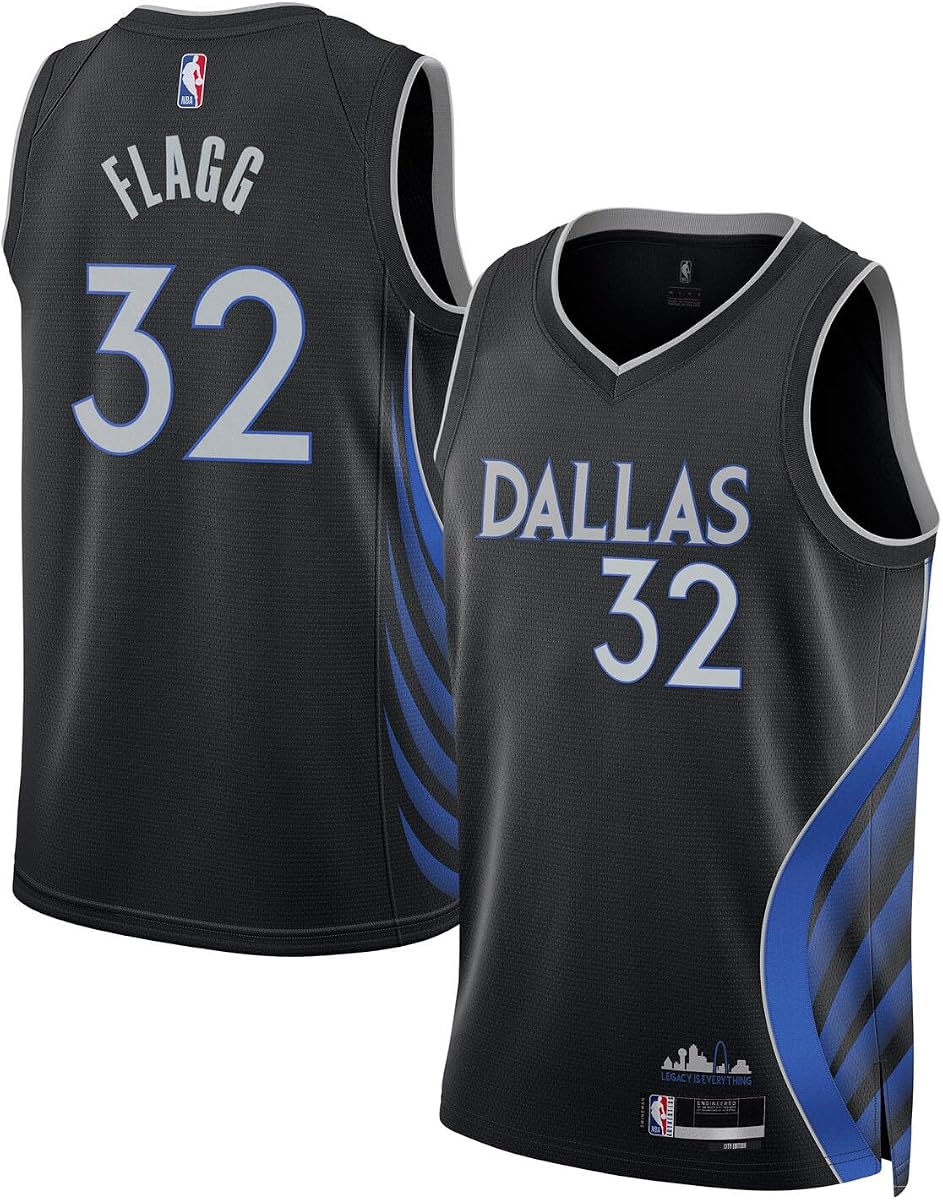 Cooper Flagg Dallas Mavericks NBA Kids Youth 8-20 Black City Edition Swingman Jersey