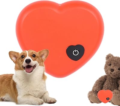 Heartbeat Simulator Toy,Soothing Puppy Heartbeat Toy Realistic | Portable Dog Heartbeat Toy, Calming Puppy Toys, Dog Toy for Cat, Kitten, Dog