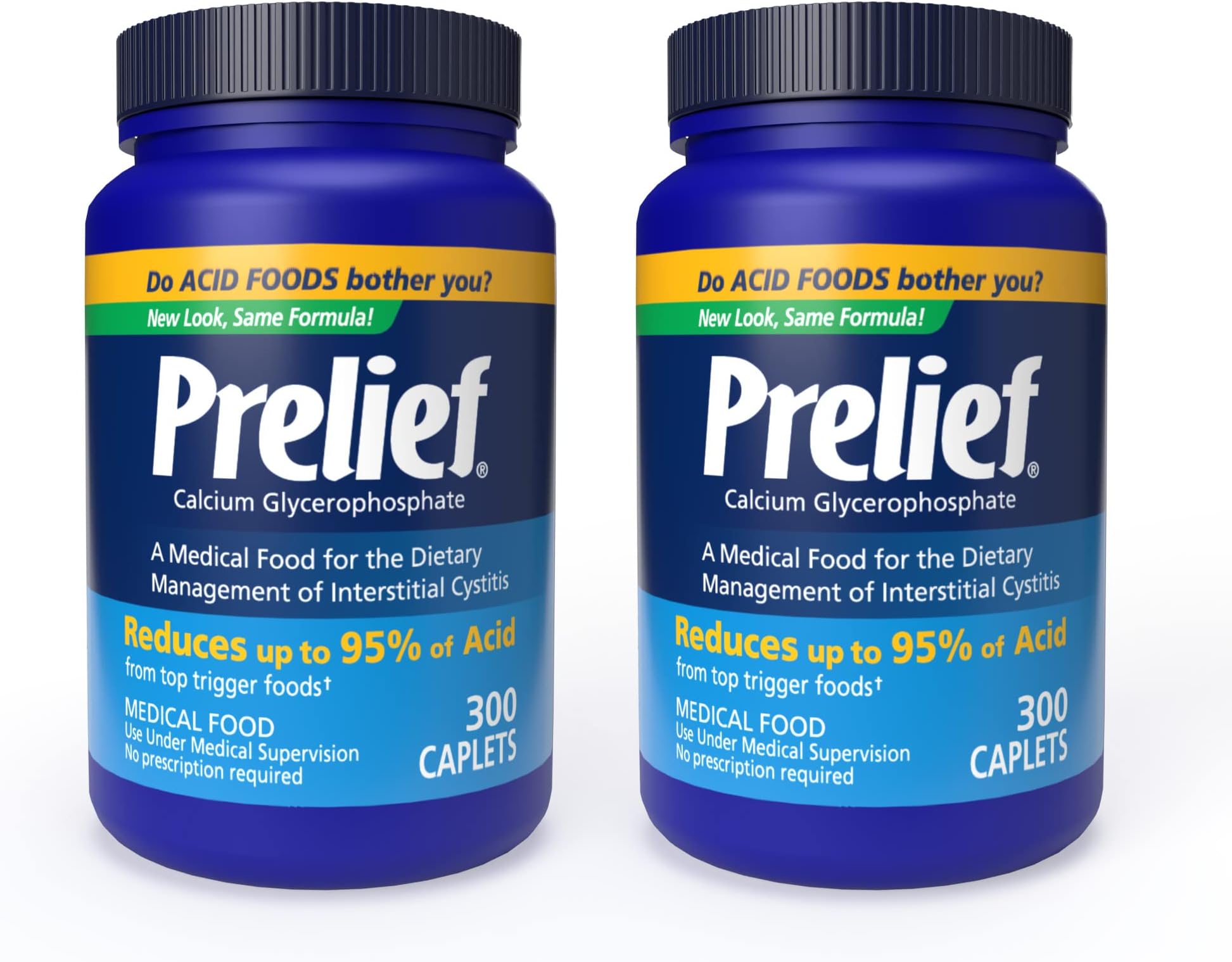 Acid Reducer Caplets Dietary Supplement, 300 Count (Pack of 2)