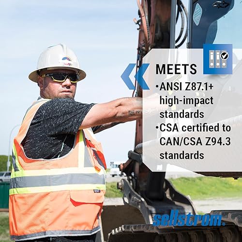 Miniatura 6 de Sellstrom - 70001AZ Gafas de seguridad selladas de policarbonatogafas protectoras, revestimiento antivaho, varillas moldeadas suaves desmontables,