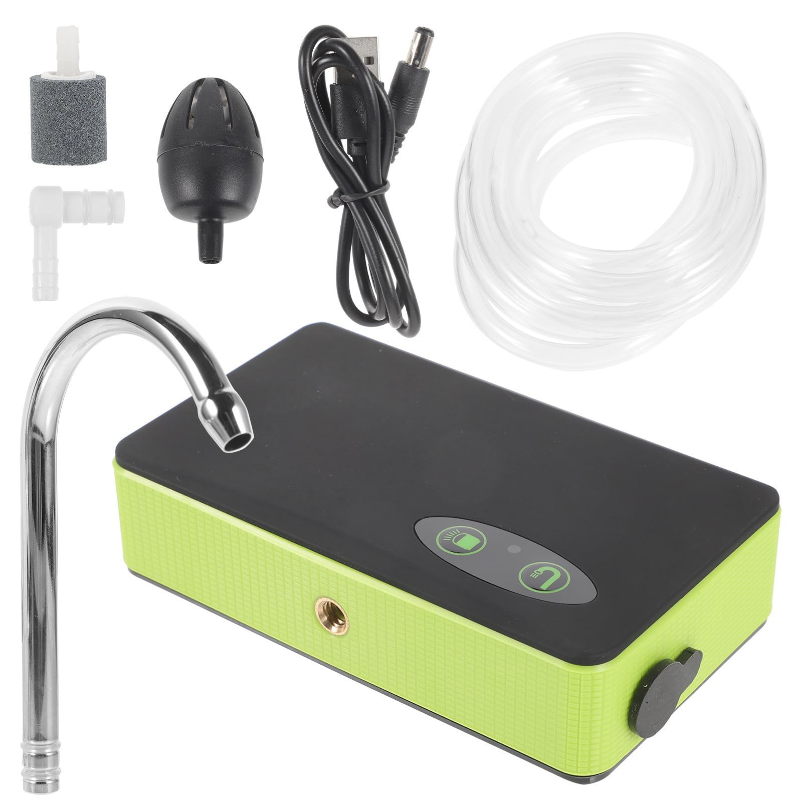 Tragbare 3-in-1 mit Induktionsladung Sauerstoffpumpe für Angeln